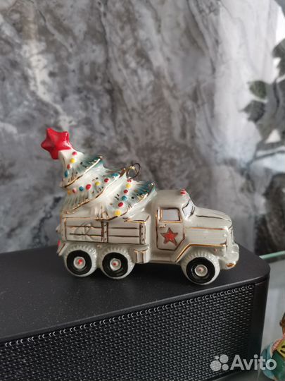 Елочная игрушка фарфоровая мануфактура