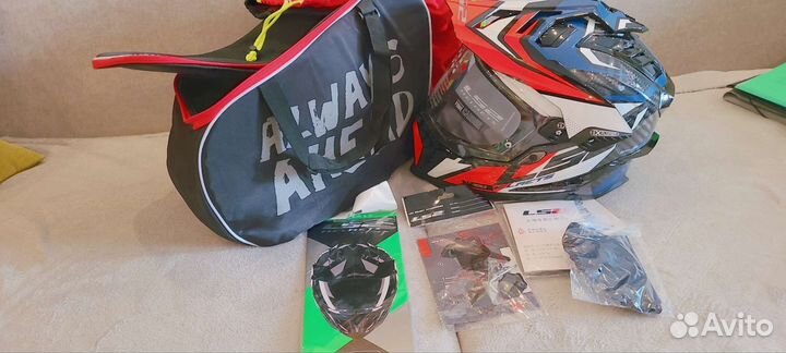 Мотошлем эндуро LS2 MX701 explorer карбон