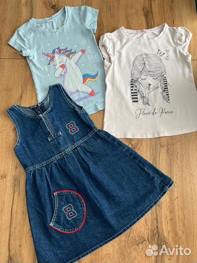 Одежда пакетом для девочки 104-110