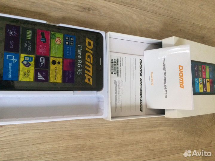 Планшет digma8.6 3G