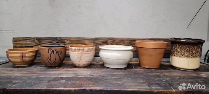 Керамические горшки для цветов