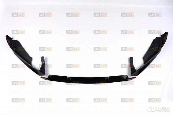 Гранта фл губа - Сплитер Барс чёрный глянец