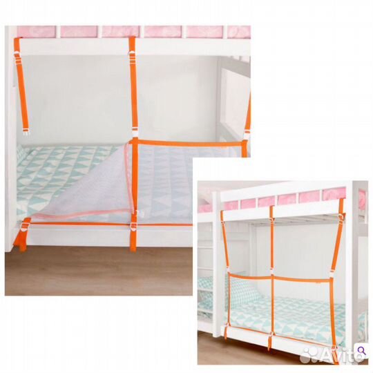 Бортик для двухъярусной кровати