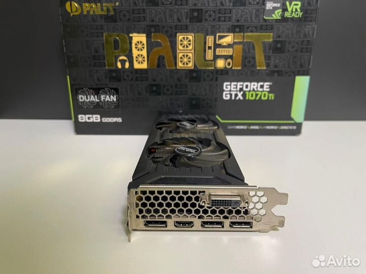 GTX 1070ti Palit 8gb (кулера под замену)