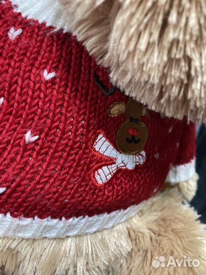 Мягкая игрушка олень новогодний