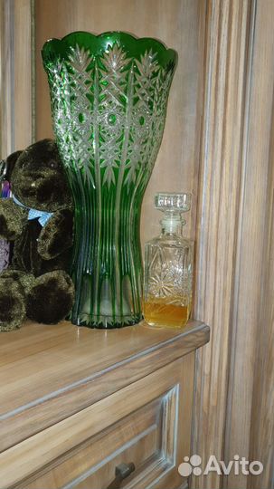 Ваза и одеколон винтаж