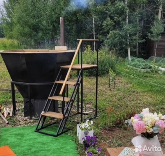 С подогревом чан для бани/Купель