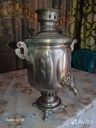 Самовар на дровах и электрический