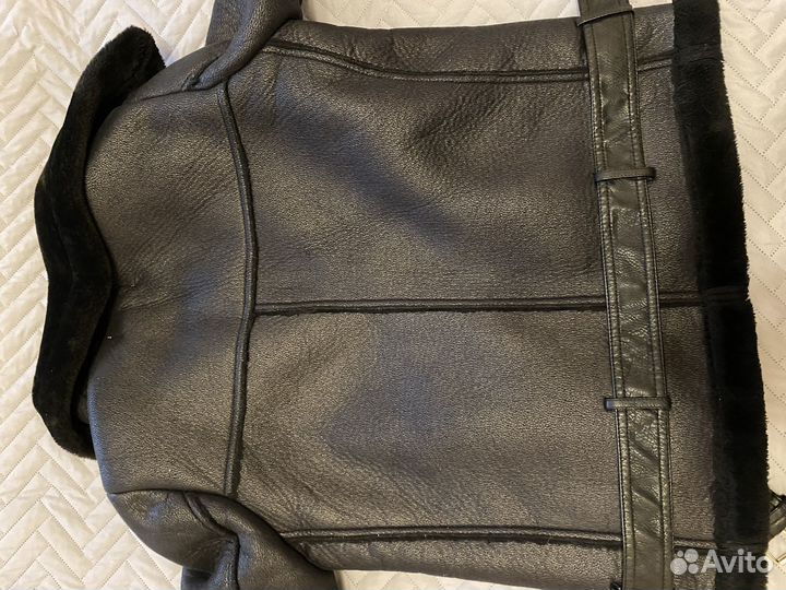 Дубленка женская 44 46 черная