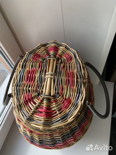 Корзина плетеная СССР