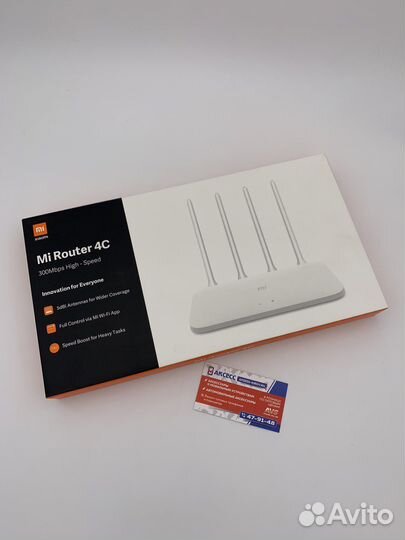 Wi-Fi роутер Xiaomi Mi Wi-Fi Router 4C (CN)