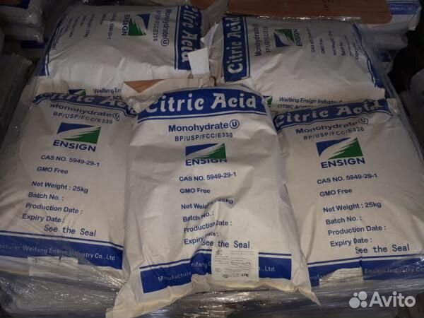 Лимонная кислота (25 кг)
