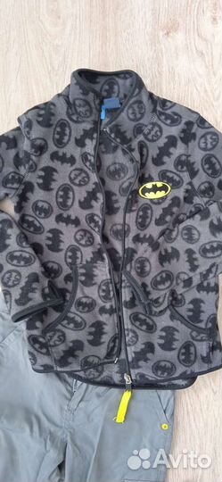 Комплект на осень 122, кофта и штаны на флисе