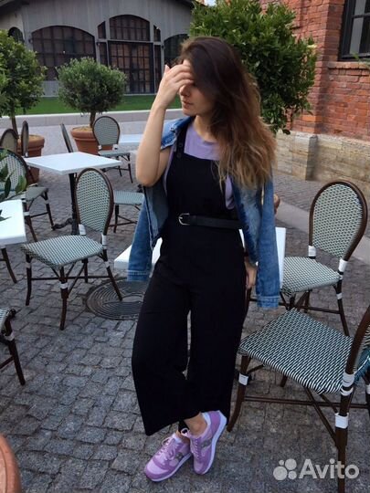 Комбинезон брючный чёрный