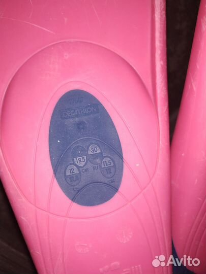 Ласты для плавания детские