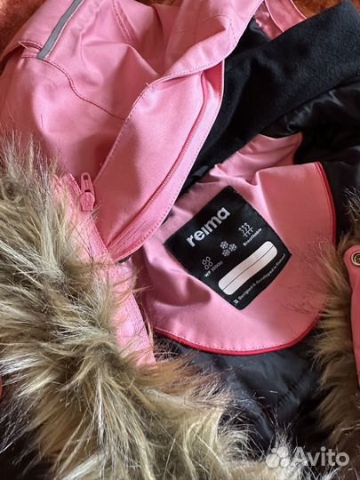Парка куртка reima зимняя детская