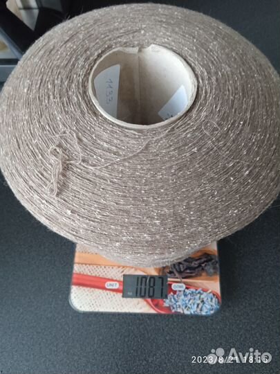 Меринос 85, шёлк 15 пряжа Италия Zegna Barufa