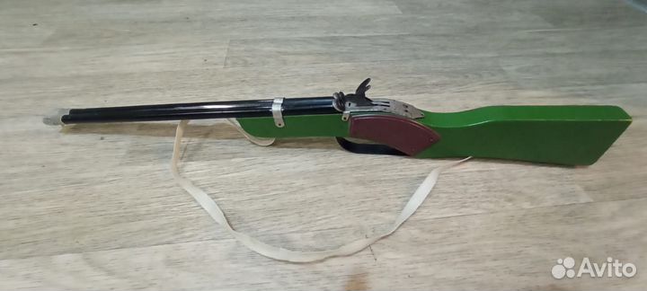 Игрушка ружьё двухстволка 1970г