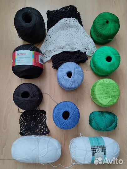 Пряжа нитки хлопок, вискоза Италия