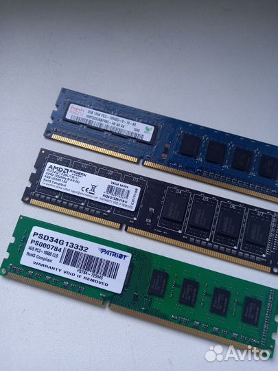 Оперативная память ddr3 4 gb / 2gb