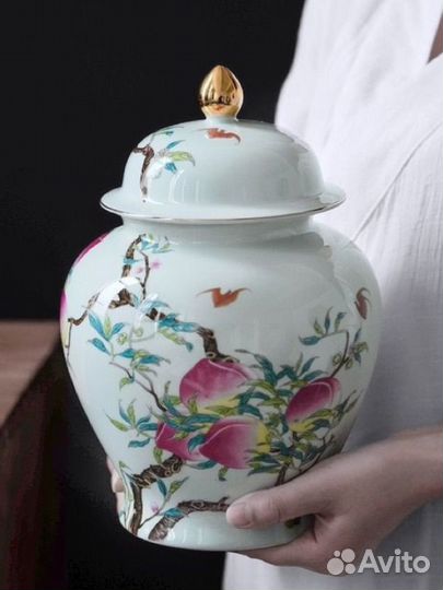 Ваза имбирная с крышкой