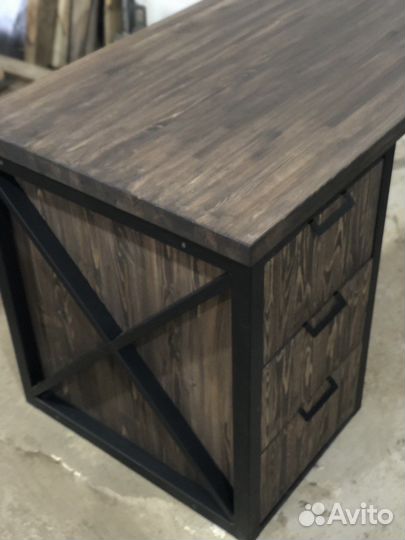 Компьютерный стол лофт 1800х1200х800