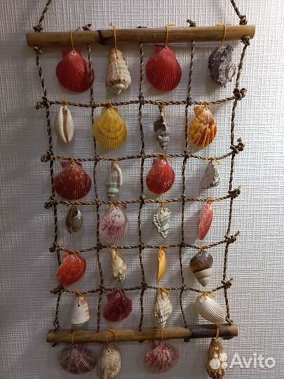 Панно из морских ракушек