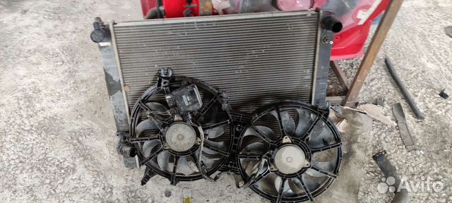 Кассета радиаторов на Инфинити QX70 / FX37. 08-19