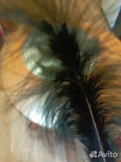 Перышки для рукоделия черные