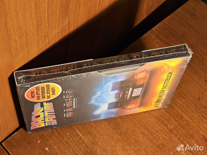 Назад в будущее, блокнот VHS, А5, Эксклюзив, новый