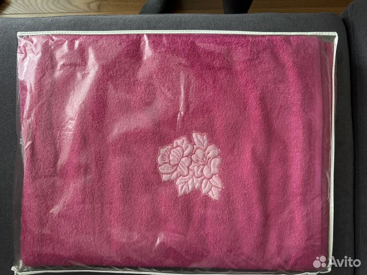 Плед покрывало простынь махровая 220х 160