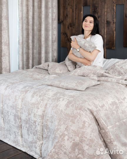 Покрывало зарина розовый жемчуг новое плед