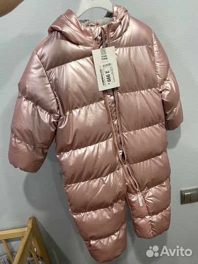 Новый зимний комбинезон для девочки 86