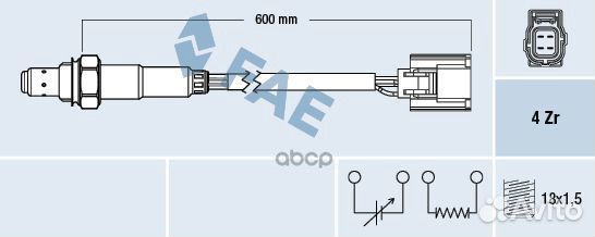 Лямбда-зонд mazda 77593 FAE