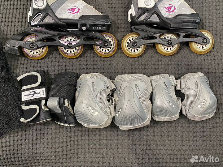 Ролики детские rollerblade с экипировкой