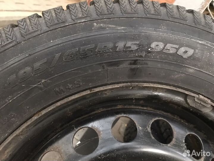 Диски r15 штампованные 5x112 vag резина toyo зима