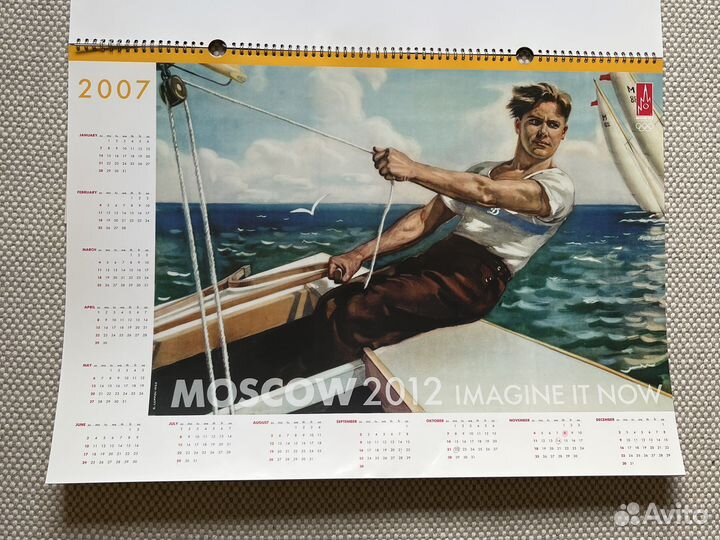 Календарь олимпийский Москва 2012 советский плакат