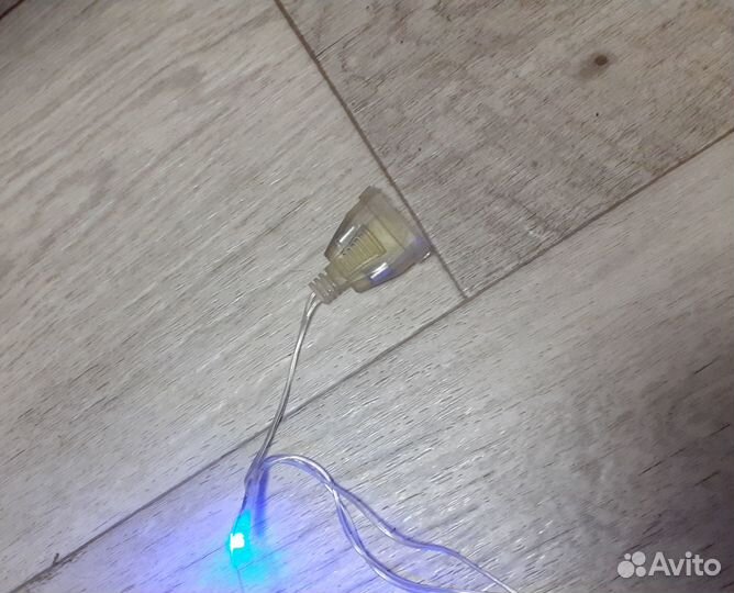 Гирлянда сетка на окно