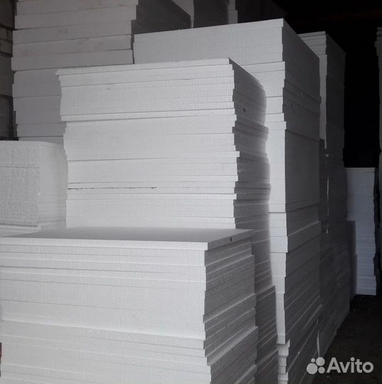 Пенопласт Фасадный ппс 16 Ф 100 мм В