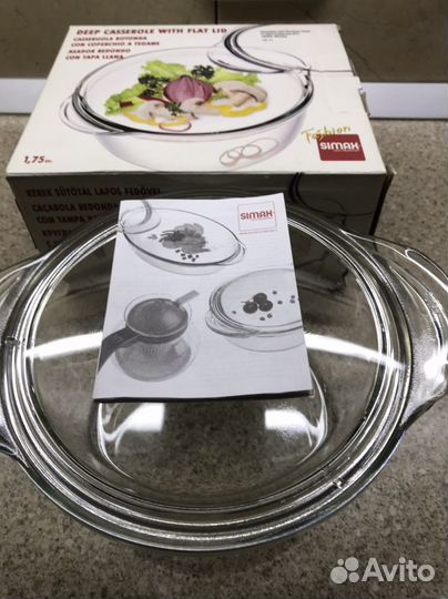 Стеклянная форма многофункциональная (новая)