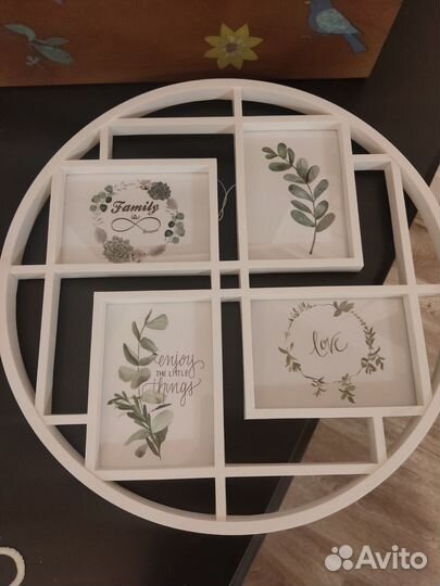 Рамка для фотографий круглая