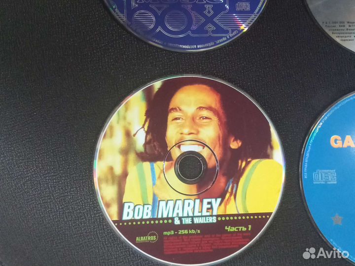 Сиди MP3 диски Боб марли Гэри Мур aerosmith
