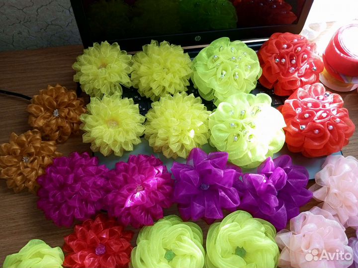 Резинки для волос ручной работы