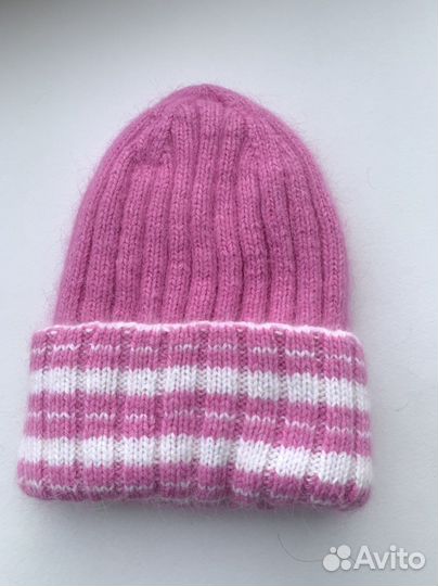 Шапка двойная с отворотом