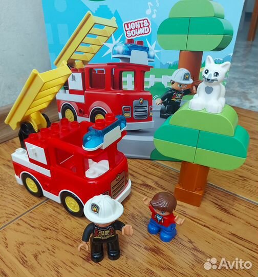 Lego duplo 10901 пожарная машина