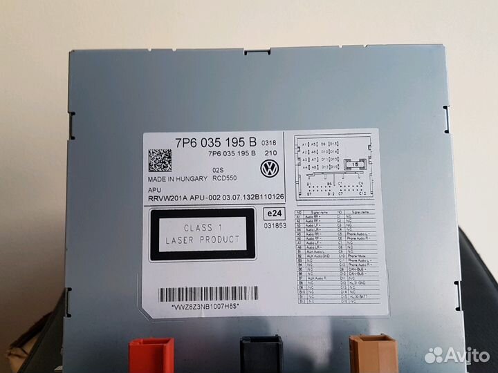 Головное устройство для WV Touareg NF RCD550 (7P6