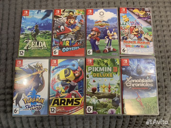 Игры для nintendo switch катриджи