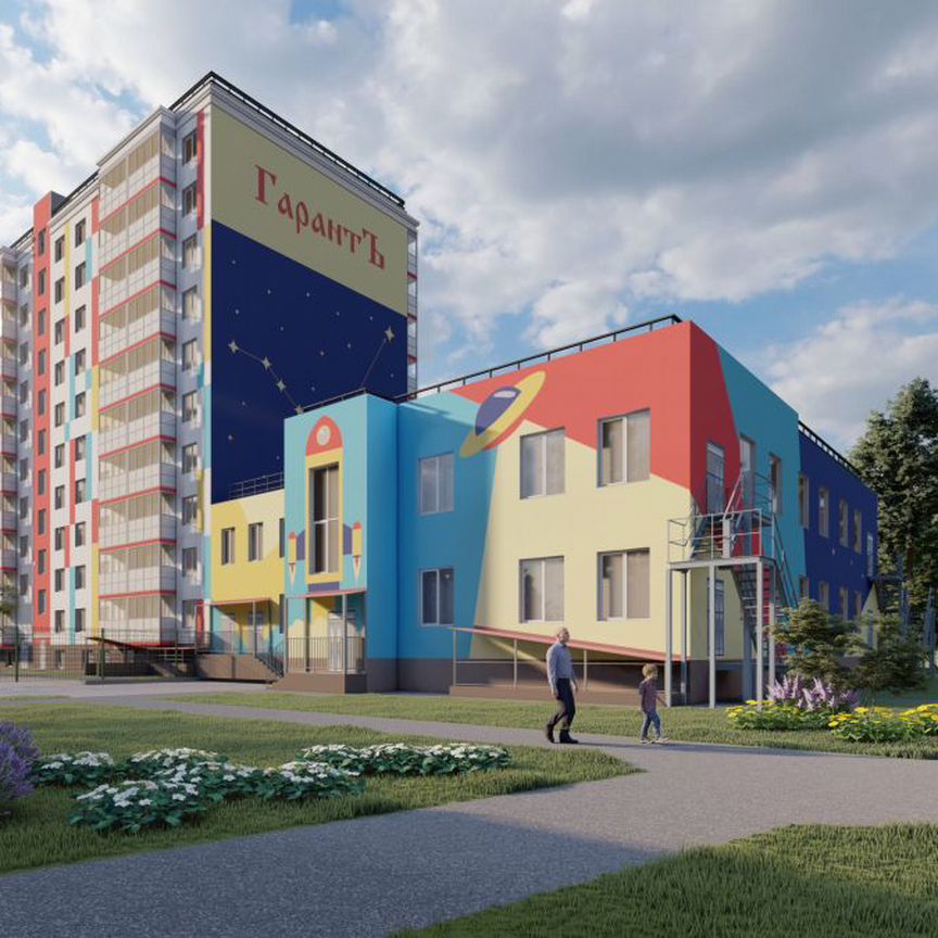 2-к. квартира, 66,9 м², 1/10 эт.