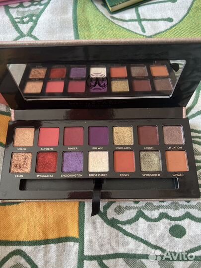 Палетка теней anastasia beverly hills