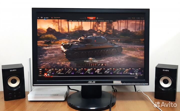 Монитор - asus для компьютера бу